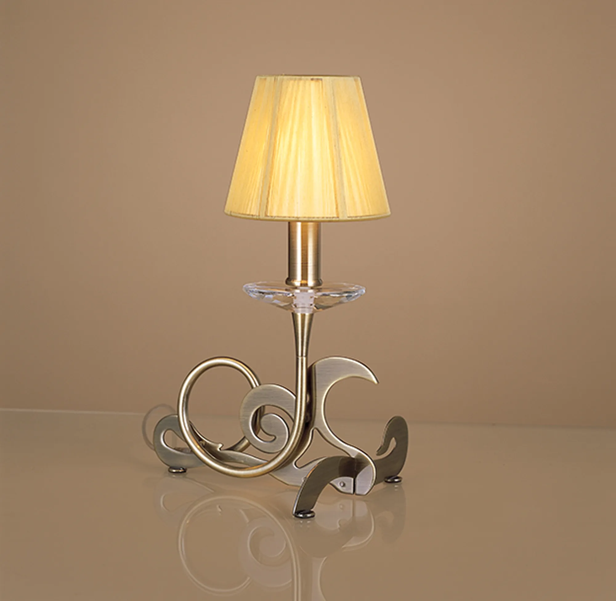 Acanto Antique Brass Table Lamps Mantra Shaded Table Lamps